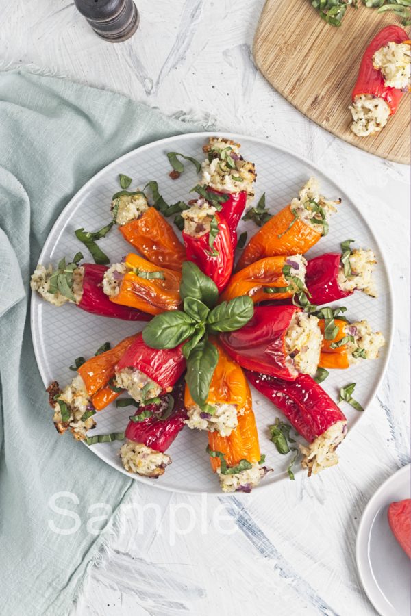 Rice Stuffed Mini Peppers - Set 4