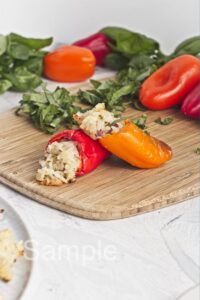 Rice Stuffed Mini Peppers - Set 4