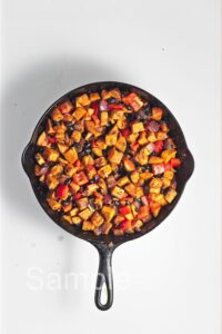 Sweet Potato Black Bean Hash - Set 2