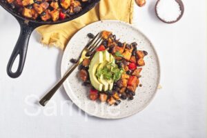 Sweet Potato Black Bean Hash - Set 1