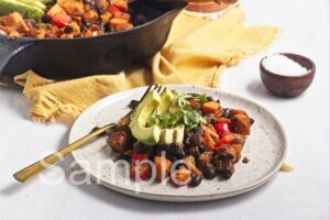 Sweet Potato Black Bean Hash - Set 1