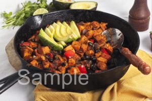 Sweet Potato Black Bean Hash - Set 1