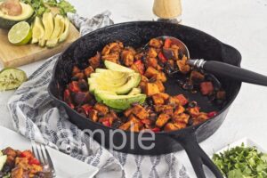 Sweet Potato Black Bean Hash - Set 4