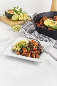 Sweet Potato Black Bean Hash - Set 4