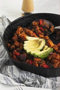 Sweet Potato Black Bean Hash - Set 4