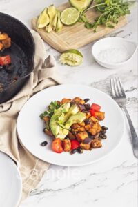Sweet Potato Black Bean Hash - Set 5