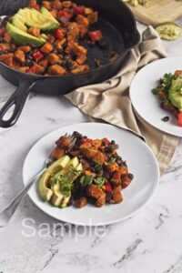 Sweet Potato Black Bean Hash - Set 5