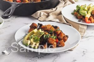 Sweet Potato Black Bean Hash - Set 5