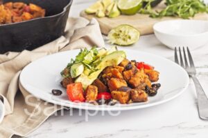 Sweet Potato Black Bean Hash - Set 5