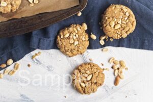 Vegan Peanut Butter Oat Cookies - Set 1