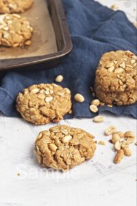 Vegan Peanut Butter Oat Cookies - Set 1