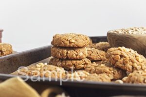 Vegan Peanut Butter Oat Cookies - Set 2