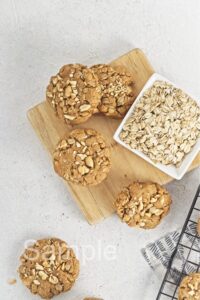 Vegan Peanut Butter Oat Cookies - Set 4