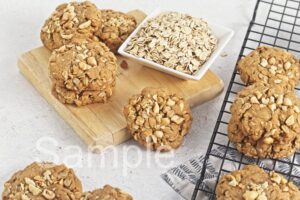 Vegan Peanut Butter Oat Cookies - Set 4