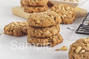 Vegan Peanut Butter Oat Cookies - Set 4