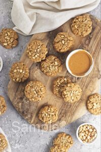 Vegan Peanut Butter Oat Cookies - Set 5
