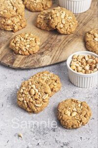 Vegan Peanut Butter Oat Cookies - Set 5
