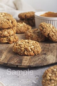 Vegan Peanut Butter Oat Cookies - Set 5