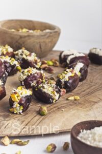 Cream Cheese Stuffed Dates - Set 1