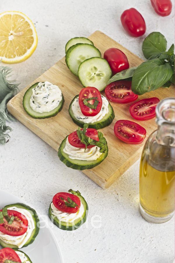 Cucumber Cream Cheese Bites - Set 1