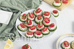 Cucumber Cream Cheese Bites - Set 1