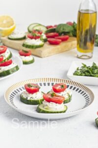 Cucumber Cream Cheese Bites - Set 1