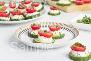Cucumber Cream Cheese Bites - Set 1