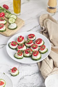Cucumber Cream Cheese Bites - Set 2
