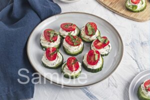 Cucumber Cream Cheese Bites - Set 4