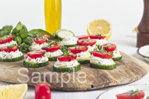 Cucumber Cream Cheese Bites - Set 5