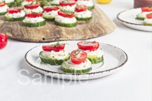 Cucumber Cream Cheese Bites - Set 5