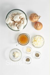 French Onion Soup Stuffed Mushrooms - Set 3