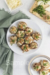 French Onion Soup Stuffed Mushrooms - Set 1