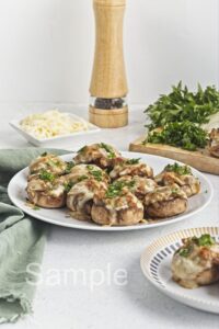 French Onion Soup Stuffed Mushrooms - Set 1