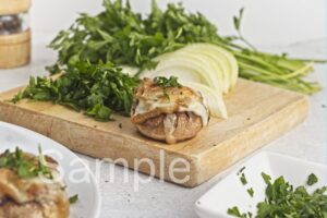 French Onion Soup Stuffed Mushrooms - Set 1