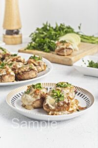 French Onion Soup Stuffed Mushrooms - Set 1