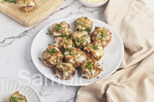 French Onion Soup Stuffed Mushrooms - Set 2