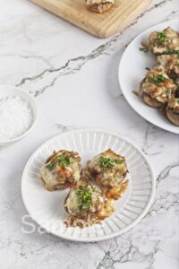 French Onion Soup Stuffed Mushrooms - Set 2