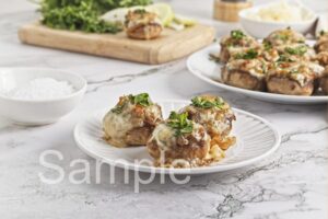 French Onion Soup Stuffed Mushrooms - Set 2