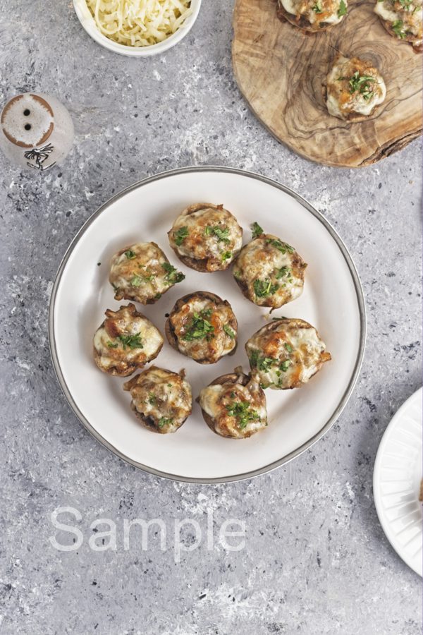 French Onion Soup Stuffed Mushrooms - Set 3