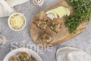 French Onion Soup Stuffed Mushrooms - Set 3