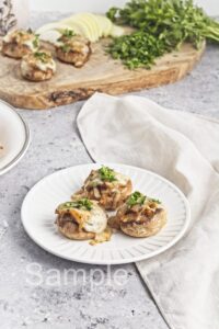 French Onion Soup Stuffed Mushrooms - Set 3