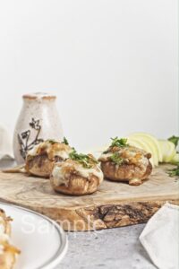 French Onion Soup Stuffed Mushrooms - Set 3