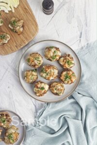 French Onion Soup Stuffed Mushrooms - Set 4