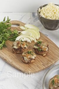 French Onion Soup Stuffed Mushrooms - Set 4