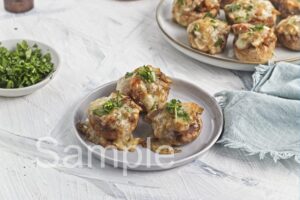 French Onion Soup Stuffed Mushrooms - Set 4