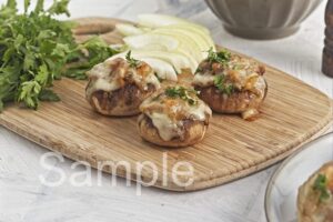 French Onion Soup Stuffed Mushrooms - Set 4