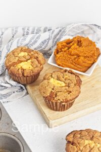 Pumpkin Cheesecake Muffins - Set 1