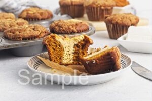 Pumpkin Cheesecake Muffins - Set 1