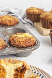 Pumpkin Cheesecake Muffins - Set 1